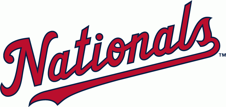 Washington Nationals 2011-Pres Wordmark Logo iron on transfers for fabric